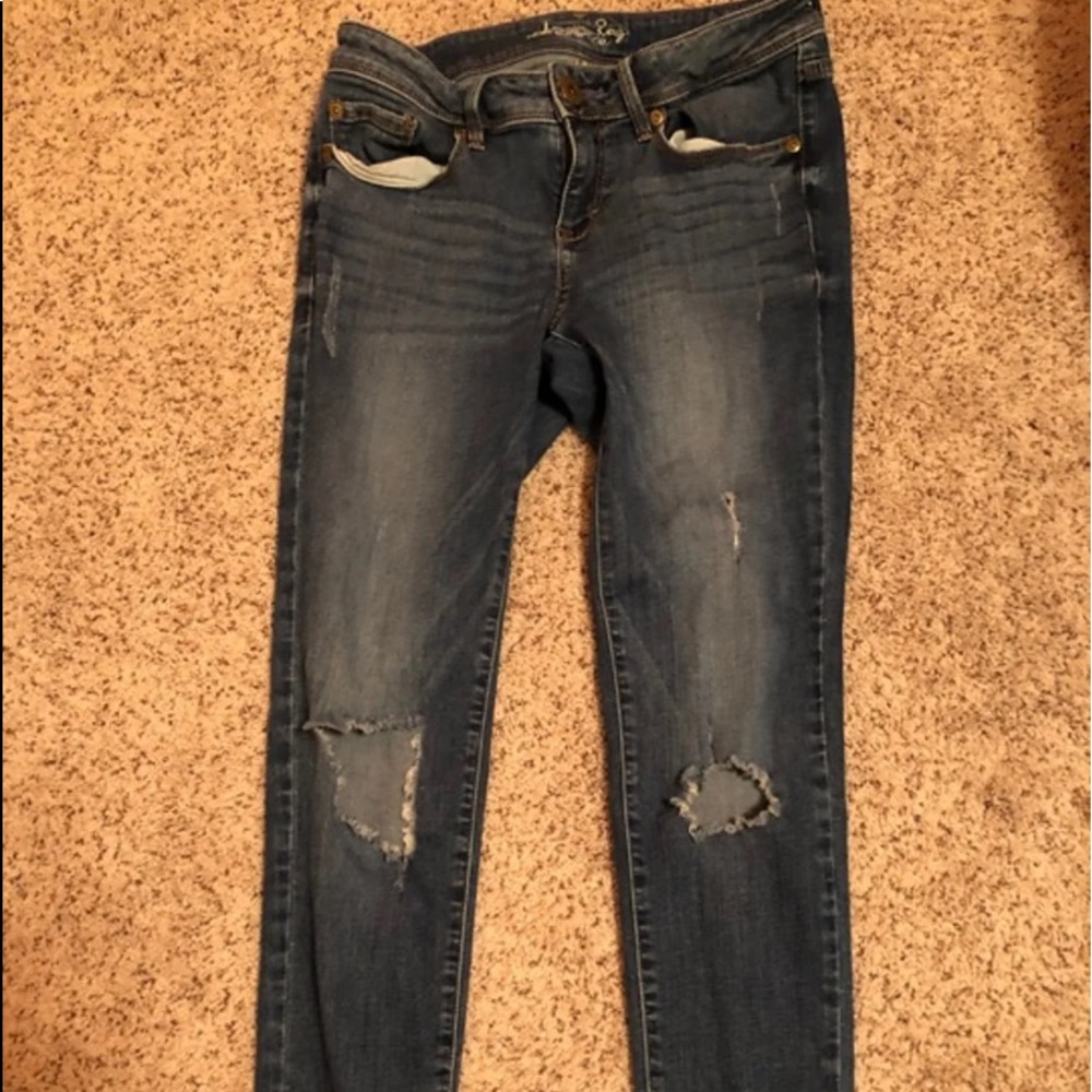 Blue Ripped Jeans